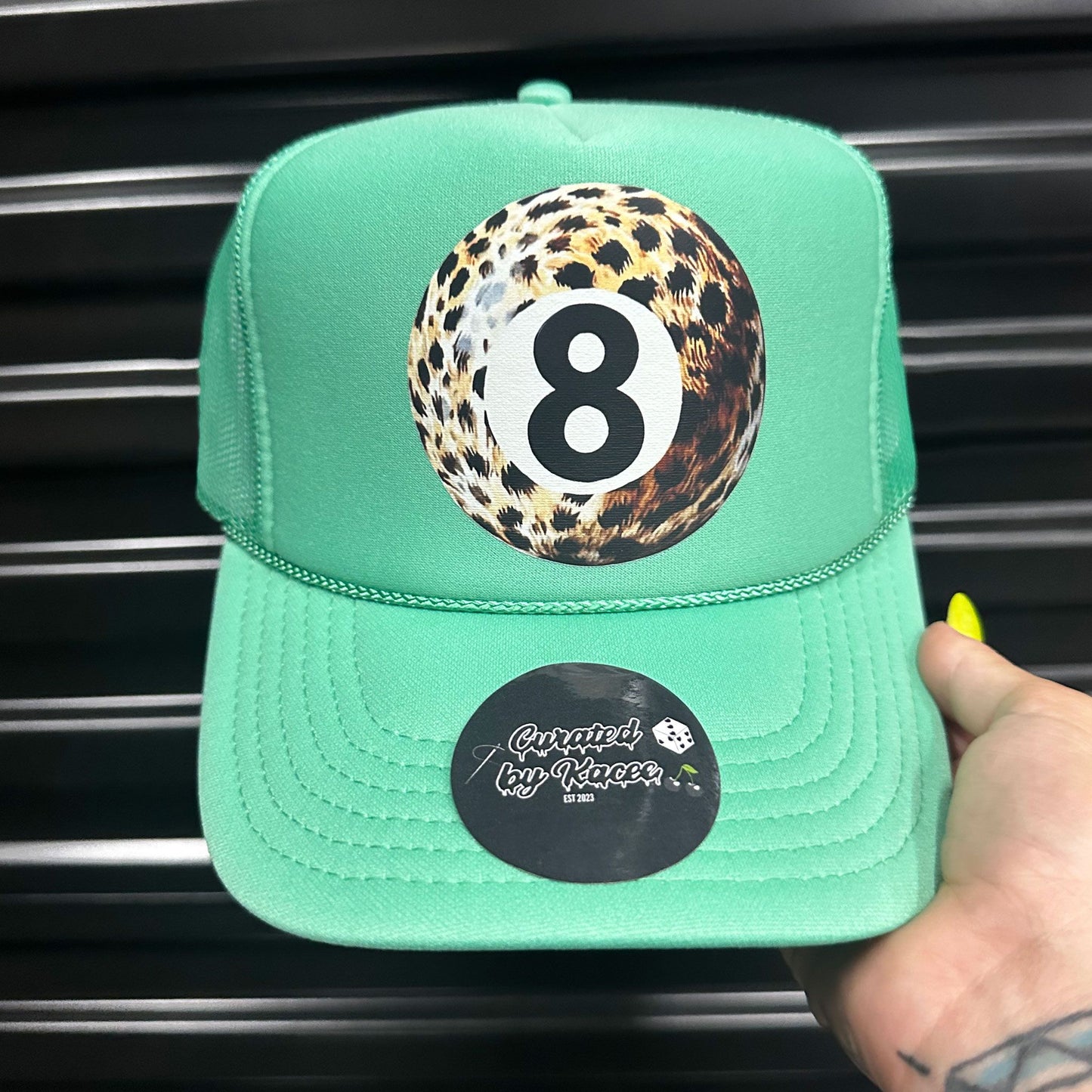 Green Trouble Spotted Trucker