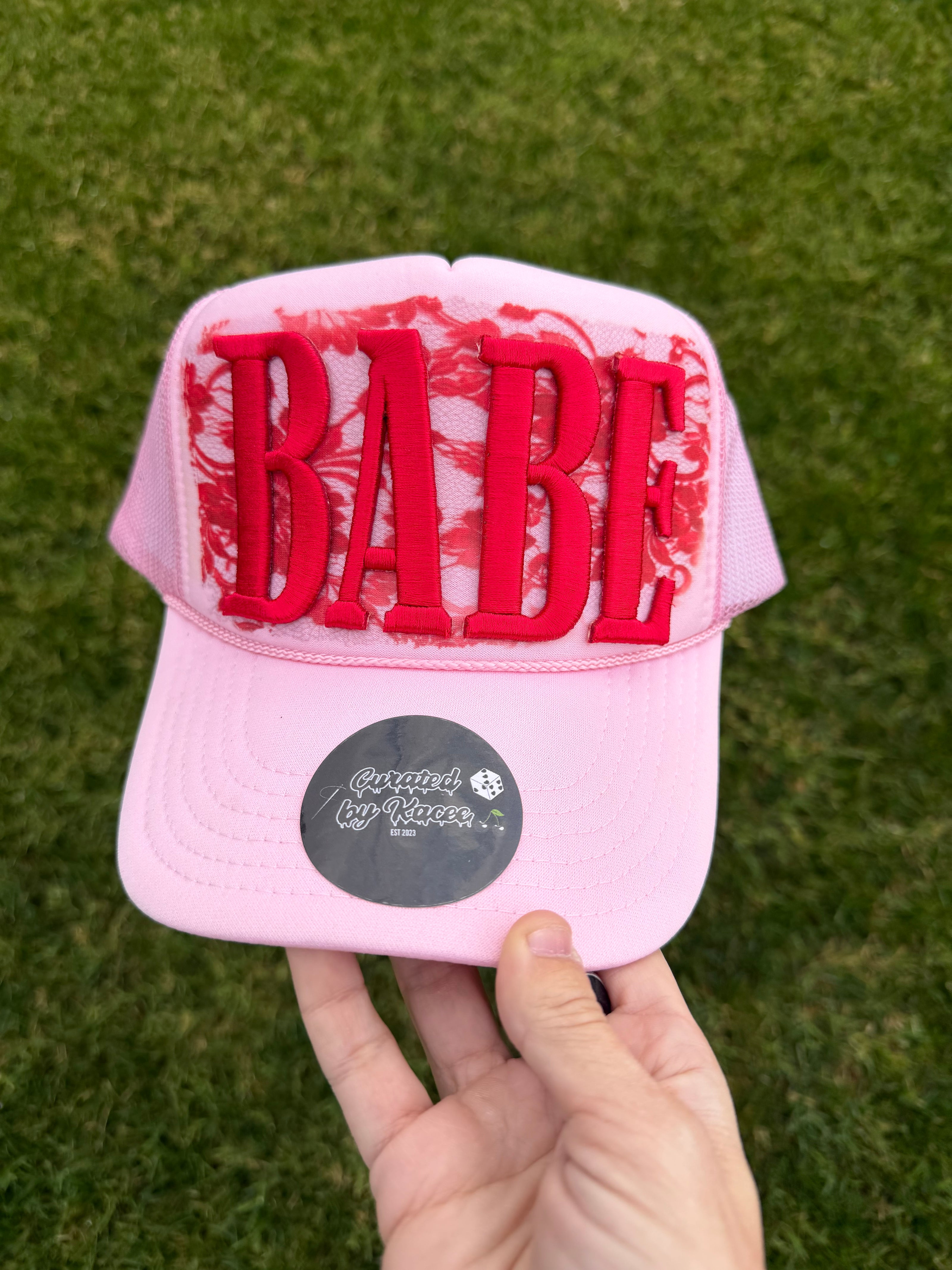 Laced Up Babe Trucker