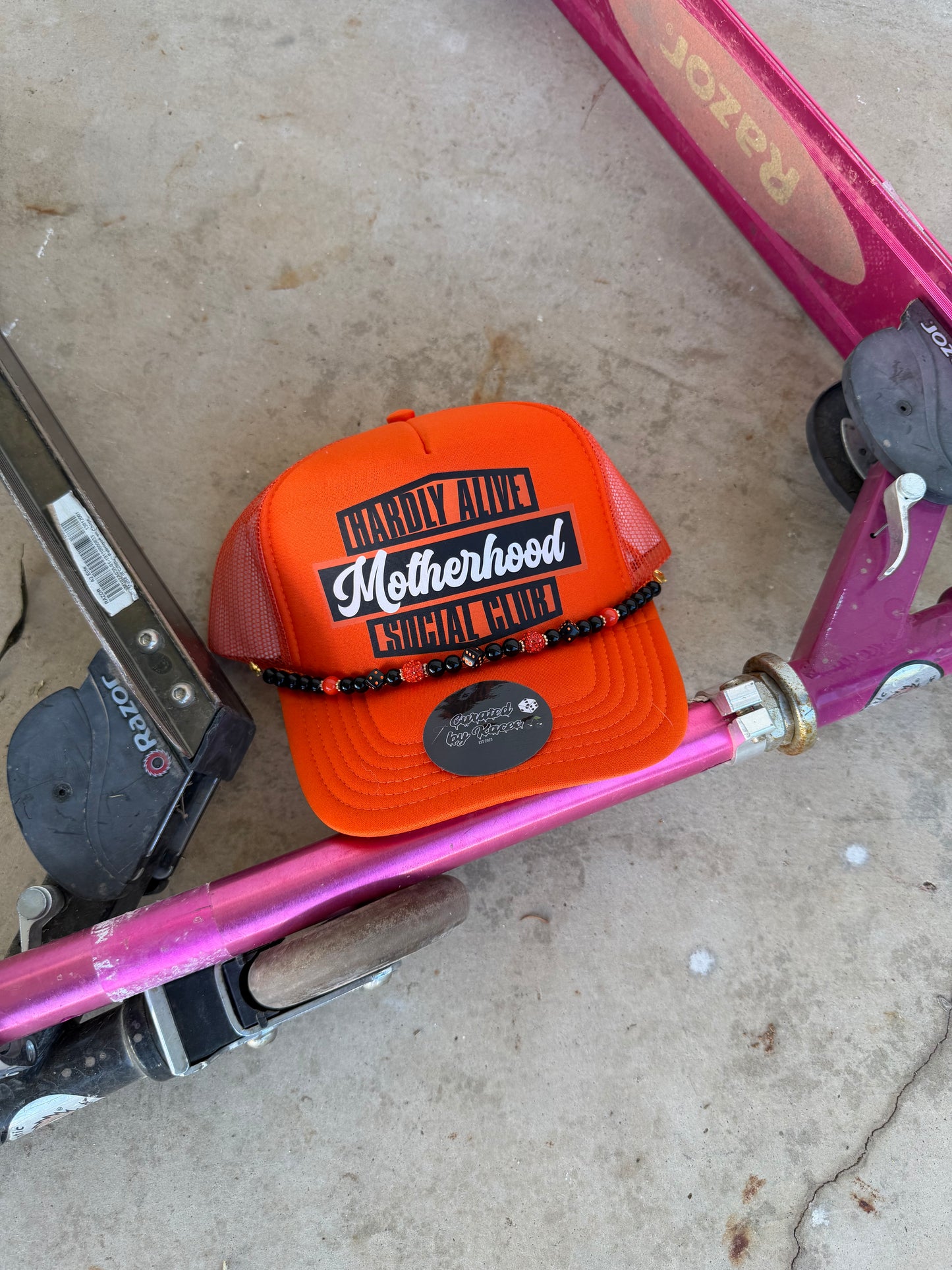 Hardly Alive Motherhood Social Club Trucker