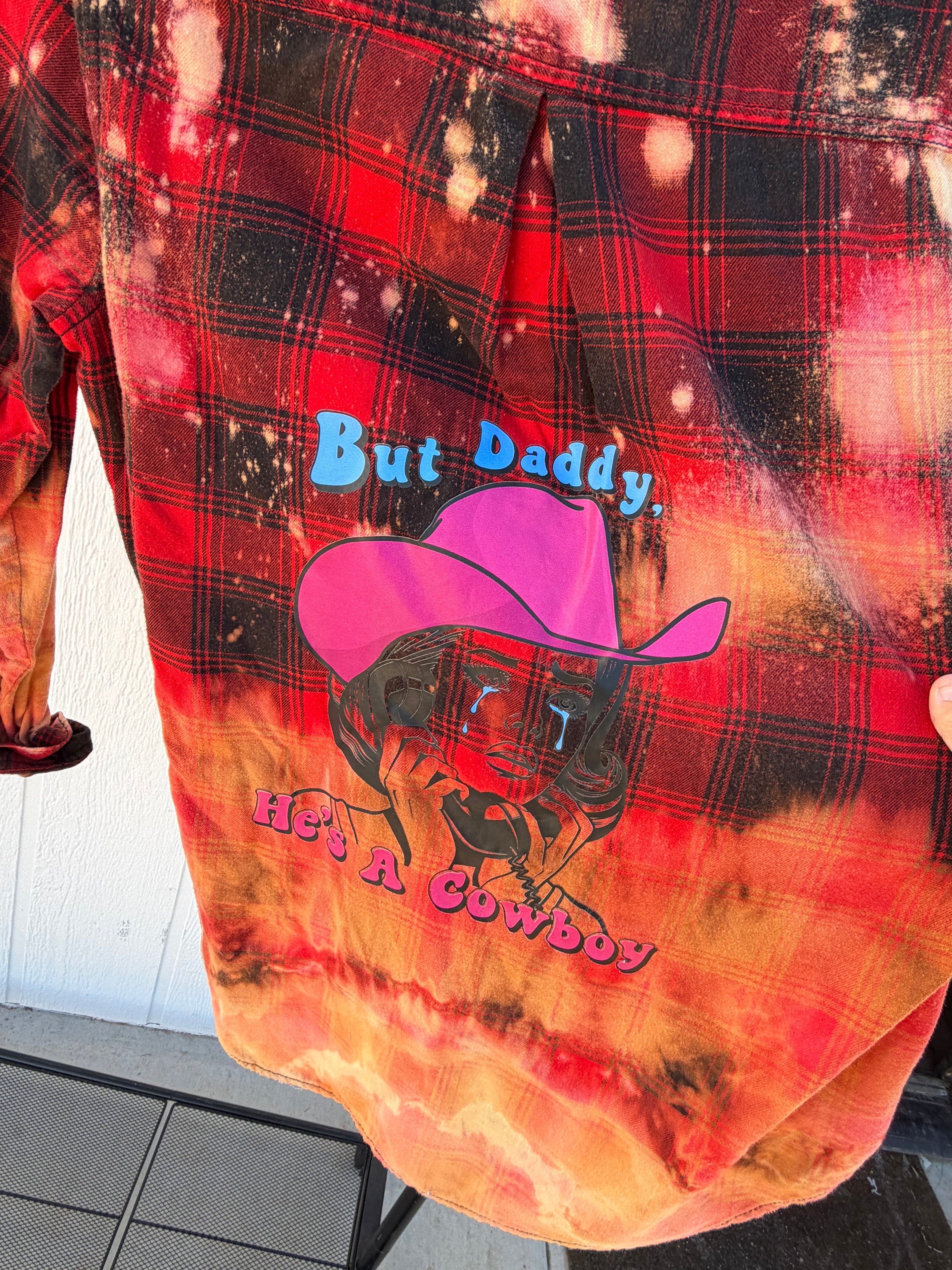 But Daddy, He's A Cowboy Flannel