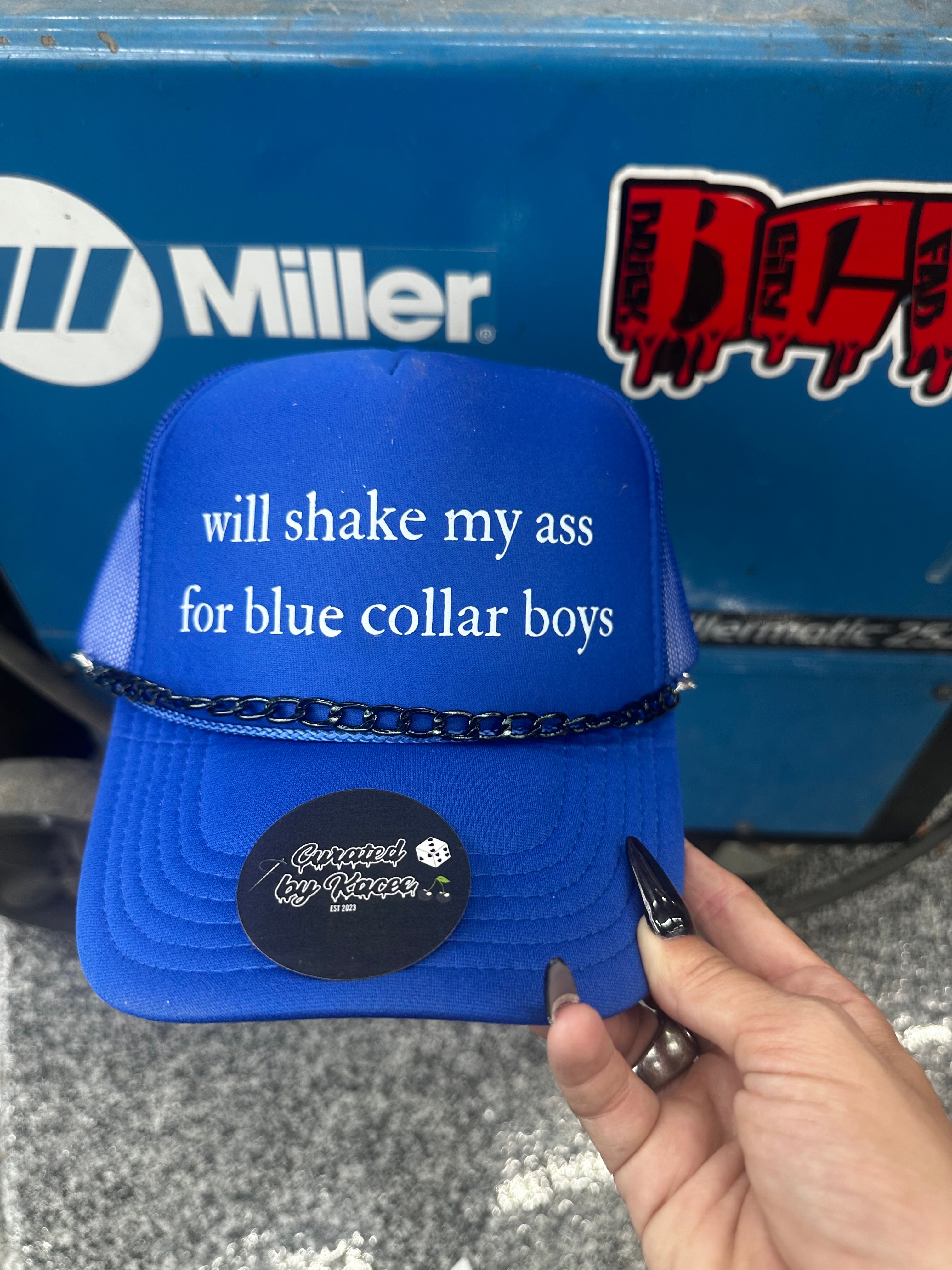 Will Shake My Ass for Blue Collar Boys Trucker