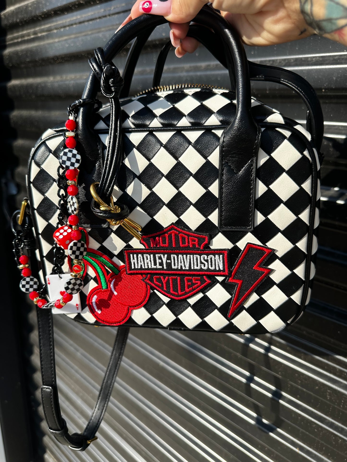 Devil In Red Handbag